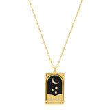 Knight of Cups Tarot Card Necklace