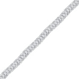 Pre-Owned Kay 1ct tw Diamond Tennis Bracelet in Sterling Silver