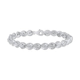 Pre-Owned Kay 1/6ct Diamond Bracelet in Sterling Silver