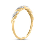 Pre-Owned Kay 1/15ct tw Lab-Created Diamond Anniversary Band in 10K Yellow Gold