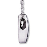 Pre-Owned Kay 1/8 carat Round-cut Diamond Teardrop Necklace in 14K White Gold