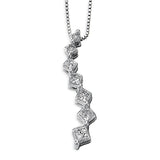 Pre-Owned Kay 1/4ct tw Diamond Pendant Necklace in 14k White Gold