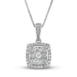 Pre-Owned Kay 1/4ct Diamond Necklace in 10K White Gold