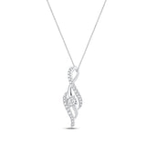 Pre-Owned Kay 1/4ct tw Diamond Necklace in Sterling Silver