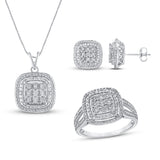 Pre-Owned Kay 1/4 ct Diamond Boxed Set in Sterling Silver