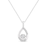 Pre-Owned Kay 1/4 ct Diamond Unstoppable Love Necklace in 10K White Gold