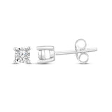 Pre-Owned Kay 1/6ct tw Diamond Solitaire Stud Earrings in Sterling Silver