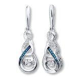 Pre-Owned Kay 1/15ct tw Diamond Unstoppable Love Earrings in Sterling Silver