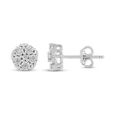 Pre-Owned Kay 1/10ct Diamond Stud Earrings in Sterling Silver