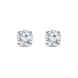 Pre-Owned Kay 3/4ct tw Lab-Created Diamond Solitaire Stud Earrings in 10k White Gold