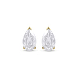 Pre-Owned Kay 1ct tw Pear-Shaped Lab-Created Diamond Stud Earrings in 14k Yellow Gold