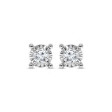 Pre-Loved Kay 1/3ct Diamond Radiant Reflections Earrings in Sterling Silver