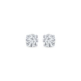 Pre-Owned Kay 3/8ct tw Diamond Solitaire Stud Earrings in 14K White Gold