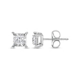 Pre-Owned Kay 1/3ct tw Diamond Radiant Reflections Earrings in Sterling Silver