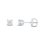 Pre-Owned Kay 1/3ct tw Round-cut Diamond Stud Earrings in 14k White Gold