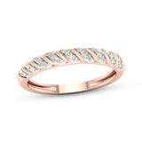 Pre-Owned Kay 1/15ct tw Diamond Ring in 10k Rose Gold