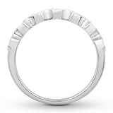 Pre-Owned Jared 1/6 ct Round-cut Diamond Anniversary Band in 10K White Gold