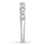 Pre-Owned Jared 1/6 ct Round-cut Diamond Anniversary Band in 10K White Gold