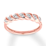 Pre-Owned Kay 1/4ct tw Diamond Anniversary Band in 10k Rose Gold