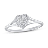 Pre-Owned Kay 1/20ct tw Diamond Heart Ring in Sterling Silver