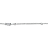 Pre-Owned Jared 1/15 ct Diamond Cross Necklace in Sterling Silver