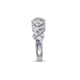 Pre-Owned Kay 1/10ct tw Round-Cut Diamond Ring in 10k White Gold