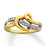 Pre-Owned Kay 1/6ct tw Diamond Ring in 10K Two-Tone Gold