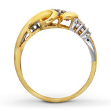 Pre-Owned Kay 1/6ct tw Diamond Ring in 10K Two-Tone Gold