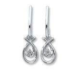 Pre-Owned Kay 1/15ct tw Diamond Earrings in Sterling Silver