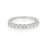 Pre-Owned Kay 14k White Gold 1/2ct Round Diamond Band Ring