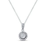 Pre-Owned Kay 1/4ct Diamond Pendant Necklace in Sterling Silver