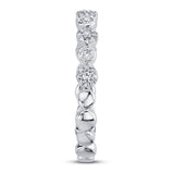 Pre-Owned Jared 1/5ct Diamond Band Ring in 14k White Gold