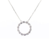 Pre-Owned Kay 1/4ct Diamond Open Circle Pendant in 10k White Gold