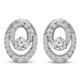 Pre-Owned Jared 1/2ct tw Diamond Stud Earrings in 10k White Gold