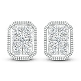 Pre-Owned Jared 1/3 ct Round Diamond Stud Earrings in 10K White Gold