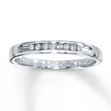 Pre-Owned Kay 1/20ct tw Round-cut Diamond Ring in 10k White Gold