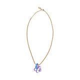 Aya Necklace in Purple & Blue