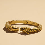 Tiger Cuff in Antique Gold