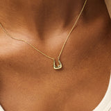 Blakely Gold Pendant Necklace