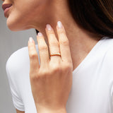 18k Gold Plated Pearl Ring