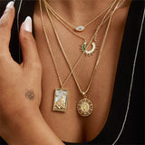 'Strength' Tarot Card Necklace