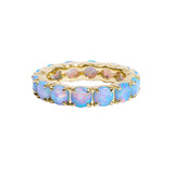 Heiress Ring in Gold & Blue Opal