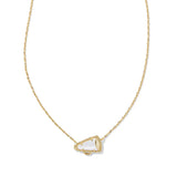 Cheer Gold Short Pendant Necklace in Gold