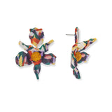 Rocksbox Exclusive Small Crystal Lily Earrings in Harvest Multi