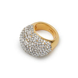 Crystal Pave Dome Ring