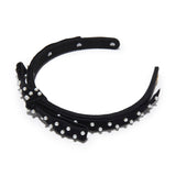 Pearl Bardot Ribbon Headband