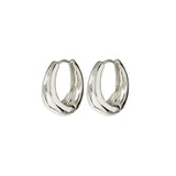 Marbella Hoops in Silver