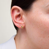 Solo 18k Gold Plated Ball Stud Earring Set