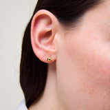 Solo 18k Gold Plated Ball Stud Earring Set