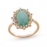 Victorian Cocktail Ring in Mint